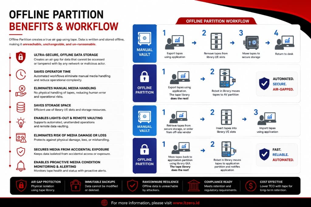 Ransomware Resilience with Offline Partitioning